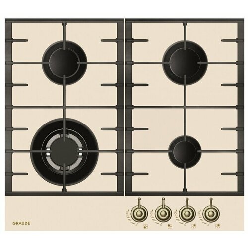 Поверхность газовая GRAUDE GSK 601 EL сл кость стекло ретро без рамки 3065100₽