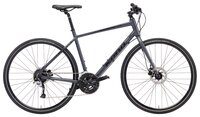 Шоссейный гибрид KONA Dew Plus 27.5 (2018) aqua/yellow/black decals 46 см (требует финальной сборки)