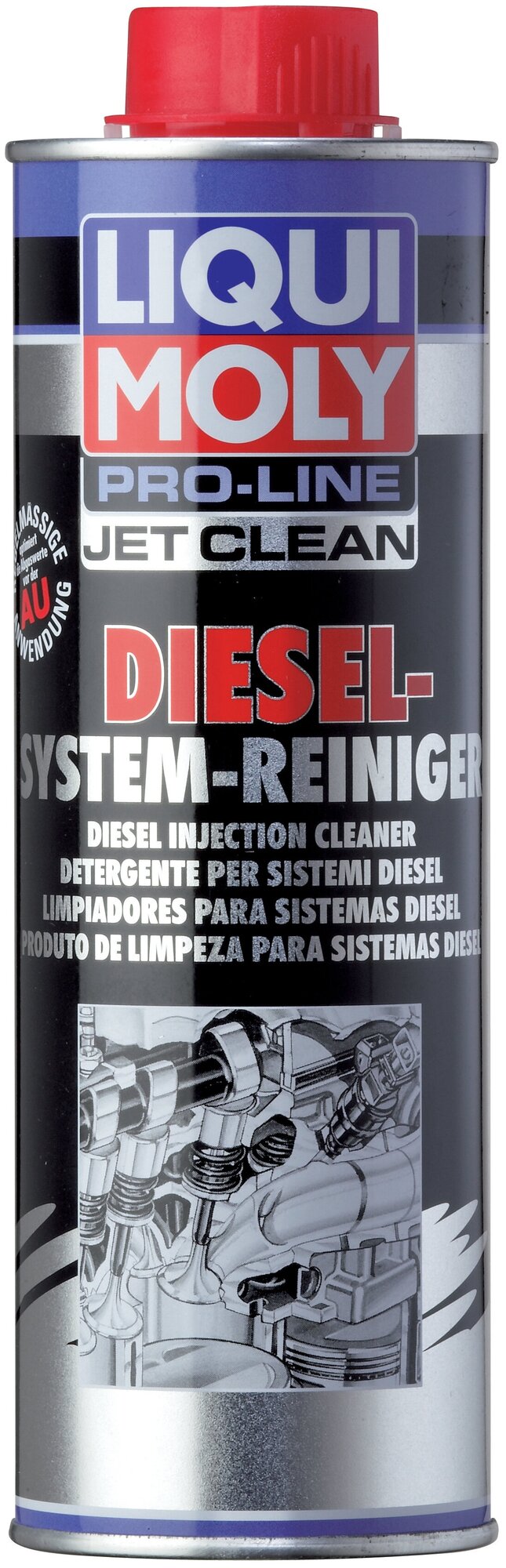 5154 LiquiMoly Жидкость для очистки дизельных топливных систем Pro-Line JetClean Diesel Reinege 0.5л