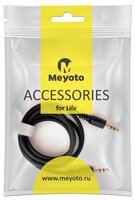 Кабель Meyoto mini jack 3.5 mm - mini jack 3.5 mm (MECAAU1-0BL01) 1 м черный