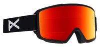 Маска ANON M3 Goggle + Spare Lens + MFI Face Mask Black/Red by Zeiss