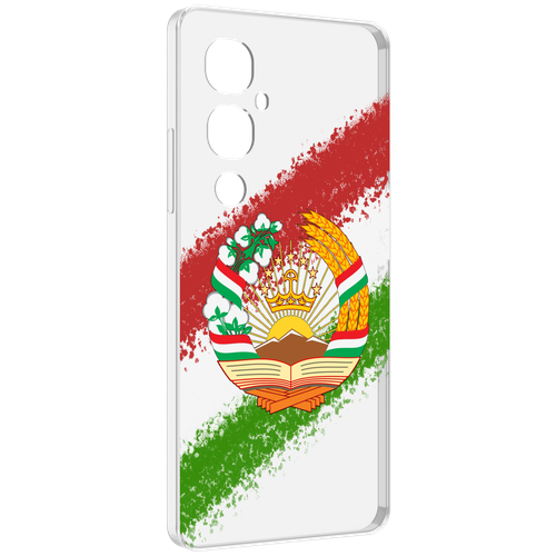 Чехол MyPads герб флаг Таджикистана для Tecno Pova 4 Pro задняя-панель-накладка-бампер