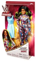Кукла Mattel WWE Superstars Naomi с дополнительным нарядом, 30 см, FJC04