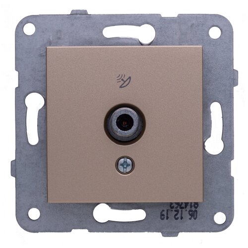 Розетка телевизионная Panasonic Karre Plus Arkedia Slim WKTT04542BR-RU скрыт. IP20 бронза упак.1шт