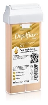 Воск в картридже Золотой Depilflax100, 110 гр