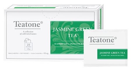 Чай зеленый Teatone с жасмином 25 шт - фото №2