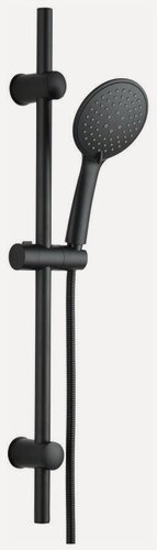 Изображение товара Душевой комплект ESKO SCS855 черный 655мм, комелект стойка/лейка/шланг