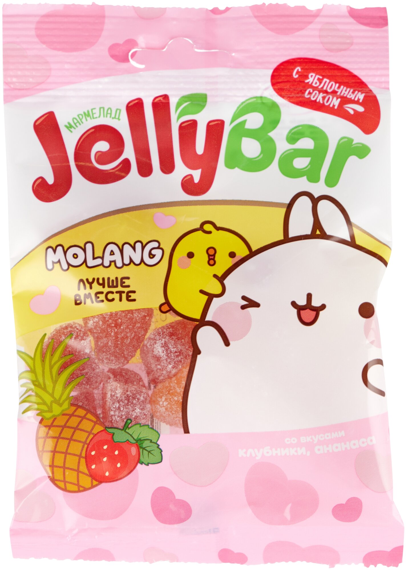 MOLANG JELLYBAR Мармелад жевательный, 65г. 15шт - фотография № 3