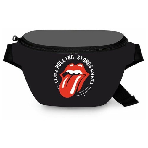 Сумка поясная , мультиколор сумка the rolling stones роллинг стоунз rock music ярко синий