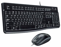 Клавиатура и мышь Logitech Desktop MK120 Black USB