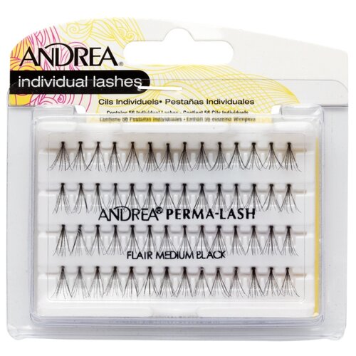 фото Andrea пучки ресниц средние mod perma lash flair medium черный