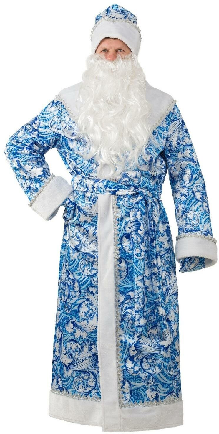 Костюм Дед Мороз сказочный взр (5218), размер 54, цвет мультиколор, бренд Батик