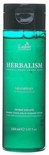 Шампунь Herbalism Shampoo на травяной основе 150мл - Lador [8809181932955]