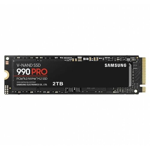 Твердотельный накопитель Samsung 2000 Gb 990 PRO MZ-V9P2T0BW ssd накопитель samsung 990 pro 2tb mz v9p2t0bw