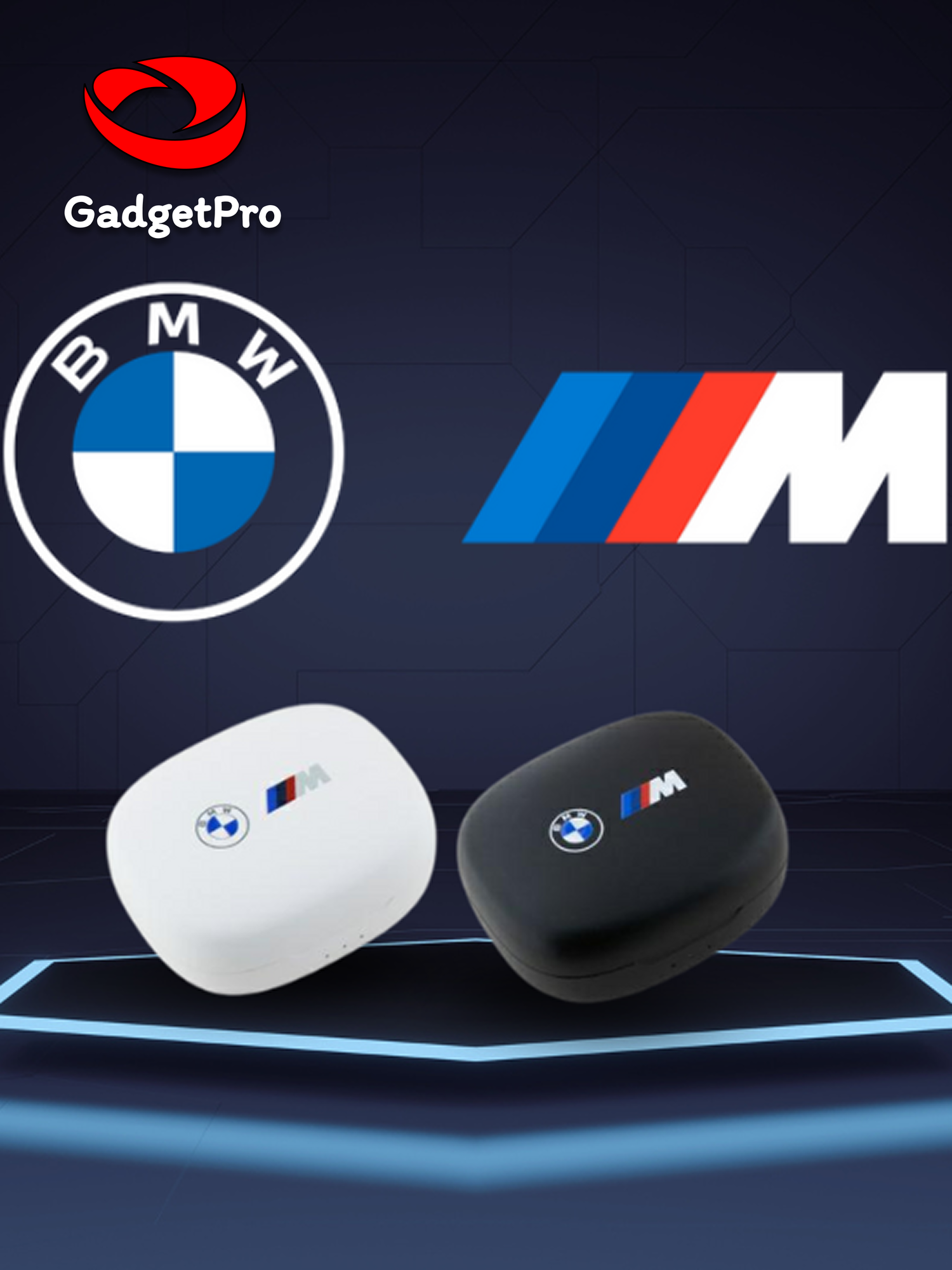 Беспроводные наушники BMW BMBEMIATP20LOK, сенсорное управление, ENC шумоподавление, до 30 ч работы, Чёрные