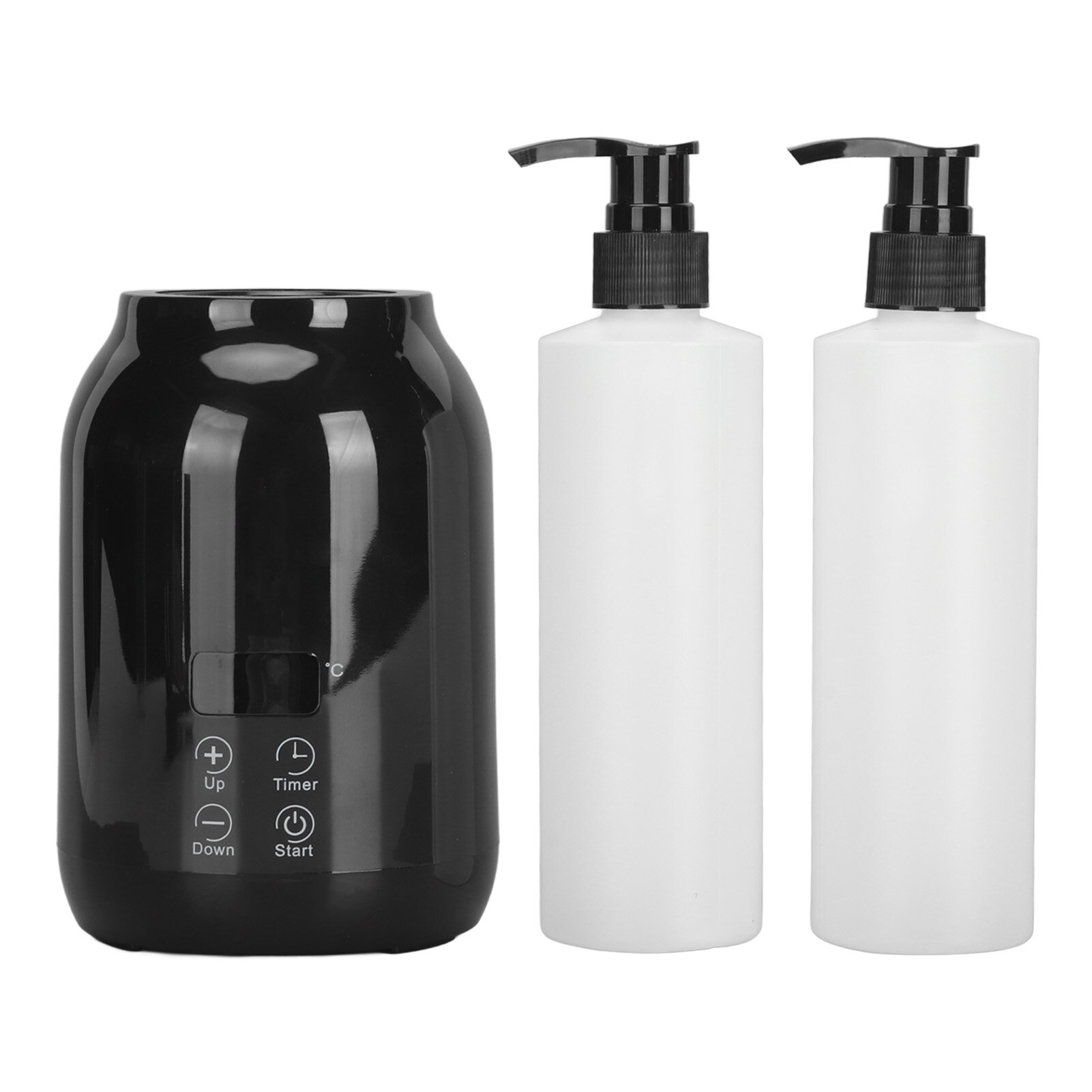 Изображение Essential Oil Heater LED Display Temperature Adjust Single Massage Bottle Warmer 110 240V EU Plug