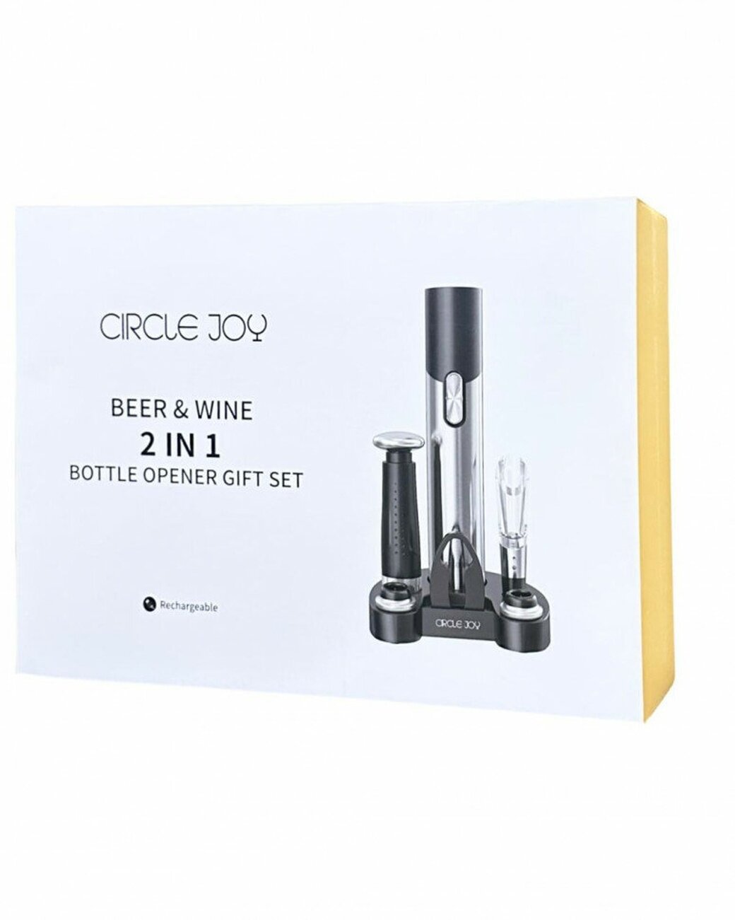 Картинки Винный и пивной набор Circle Joy 2 in 1 Gift Set (CJ-TZ09) черный