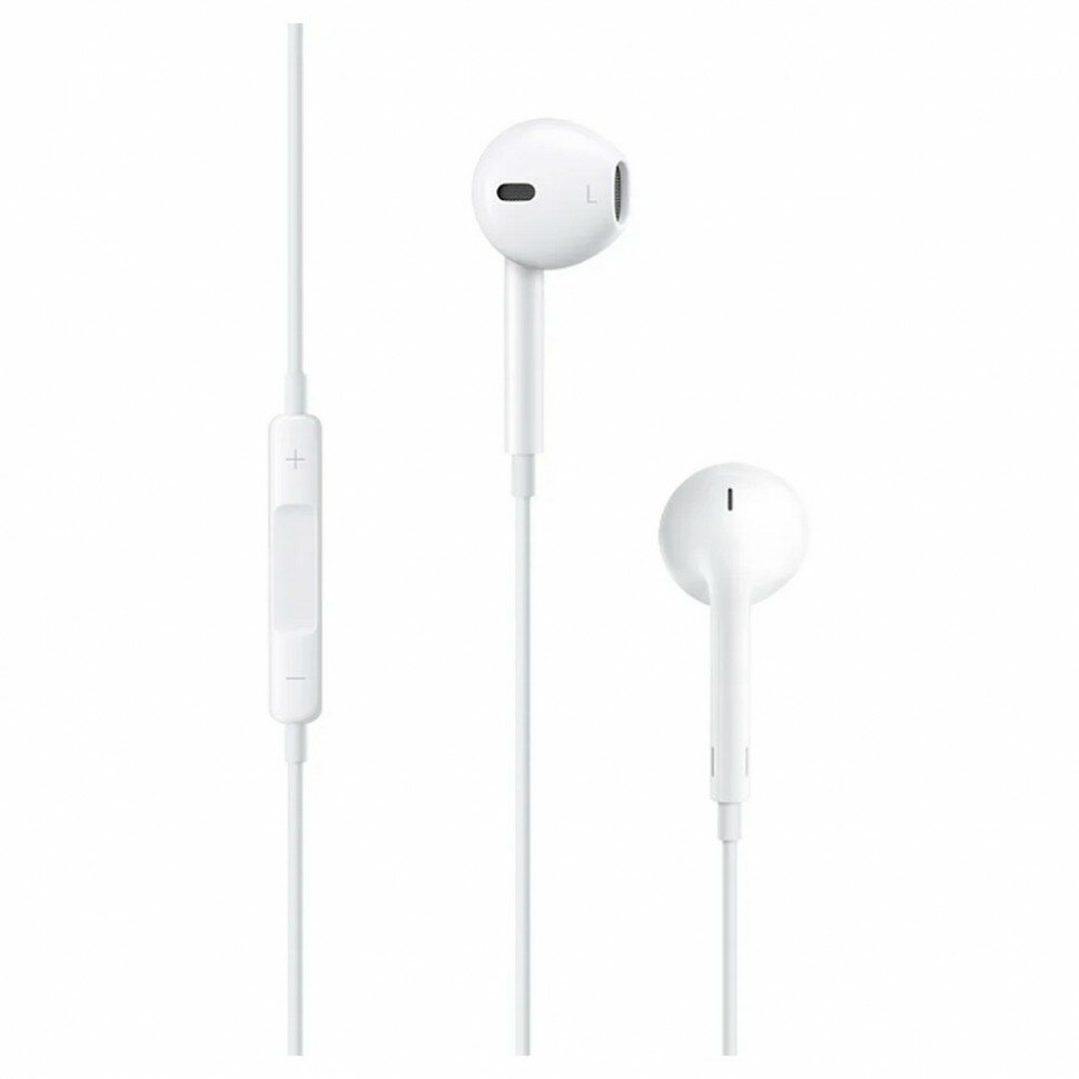 Наушники проводные Apple EarPods разъём 35 мм MNHF2 белый