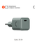 Быстрое зарядное устройство COMMO 35W Mini Charger 1xUSB-C, 35 Вт...