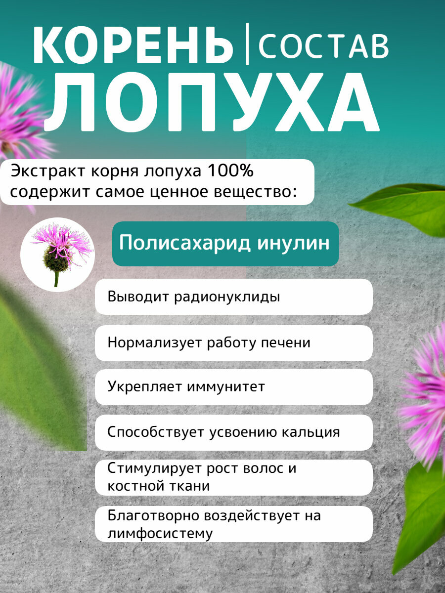 Изображение Экстракт корня лопуха растворимый в саше пакетах от Фитоком Алтай