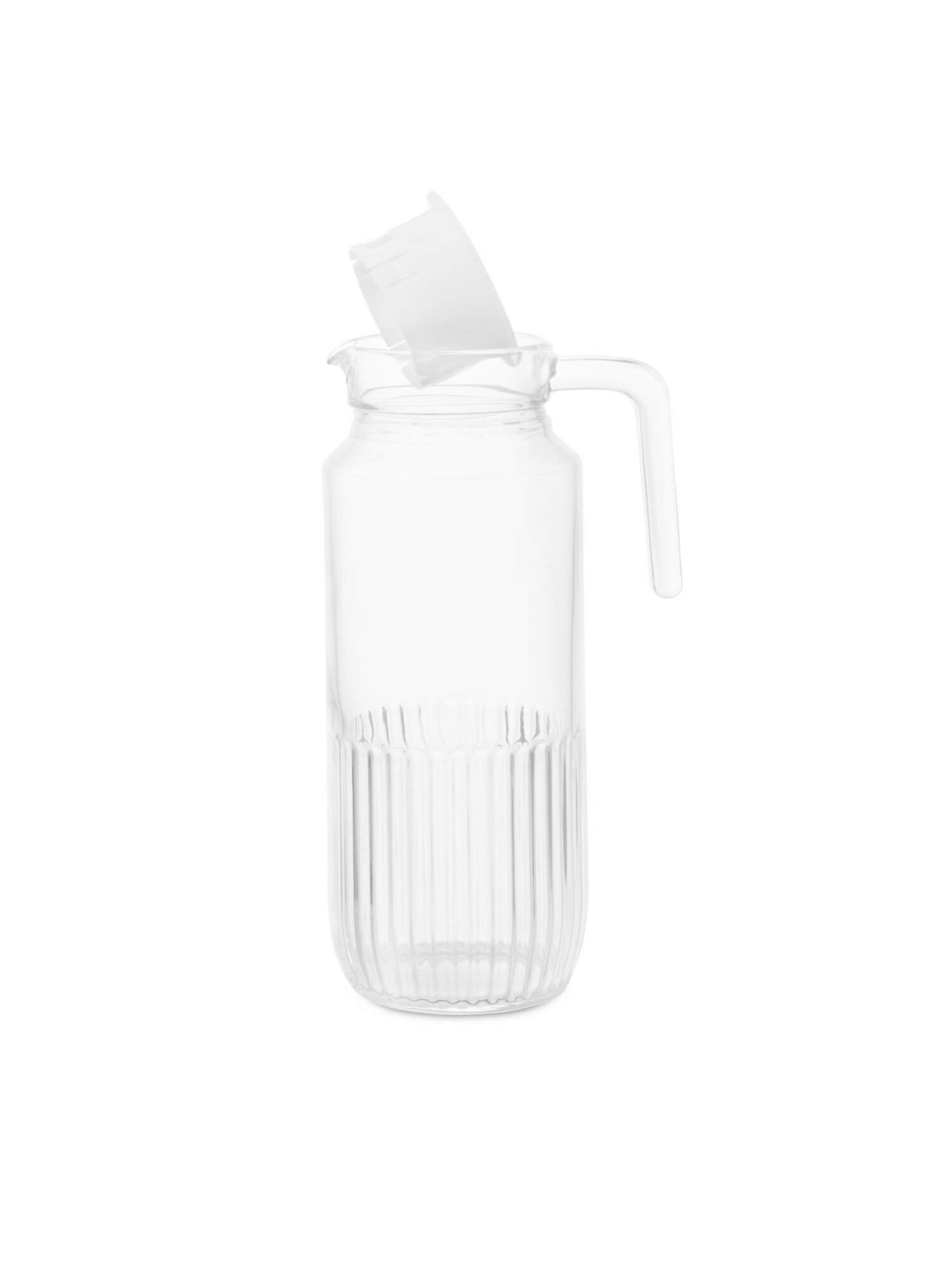 Набор для напитков "GRIDZ" Luminarc, кувшин с крышкой 1300 мл + 6 стаканов — фото 1