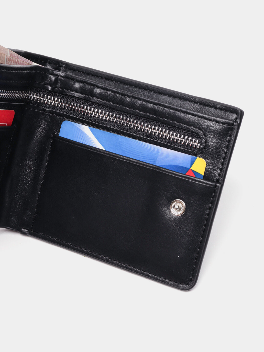 Кошелек baellerry, фактура гладкая, black — фото 1