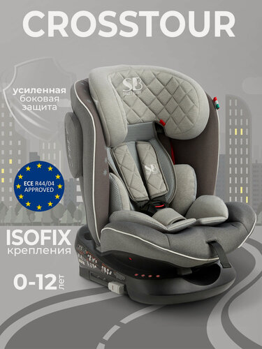Изображение товара Автокресло группа 0123 (0-36) Sweet Baby Crosstour 360 SPS Isofix Grey