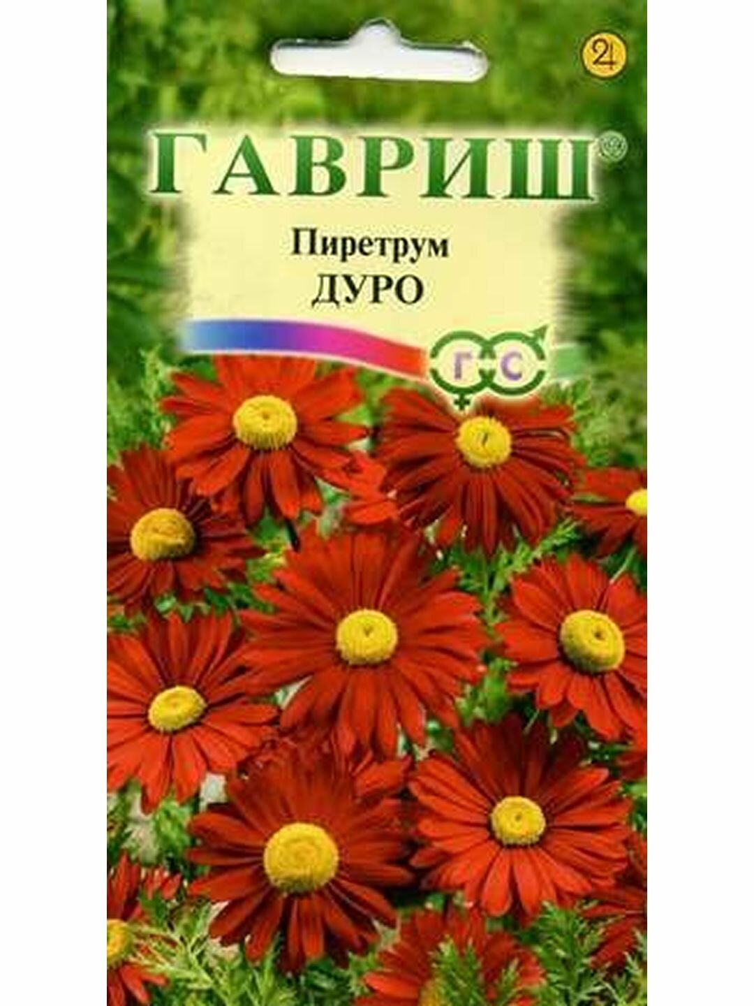 Семена Пиретрум Дуро многолетник цветной пакет Гавриш 1 пачка - 0.2г семян