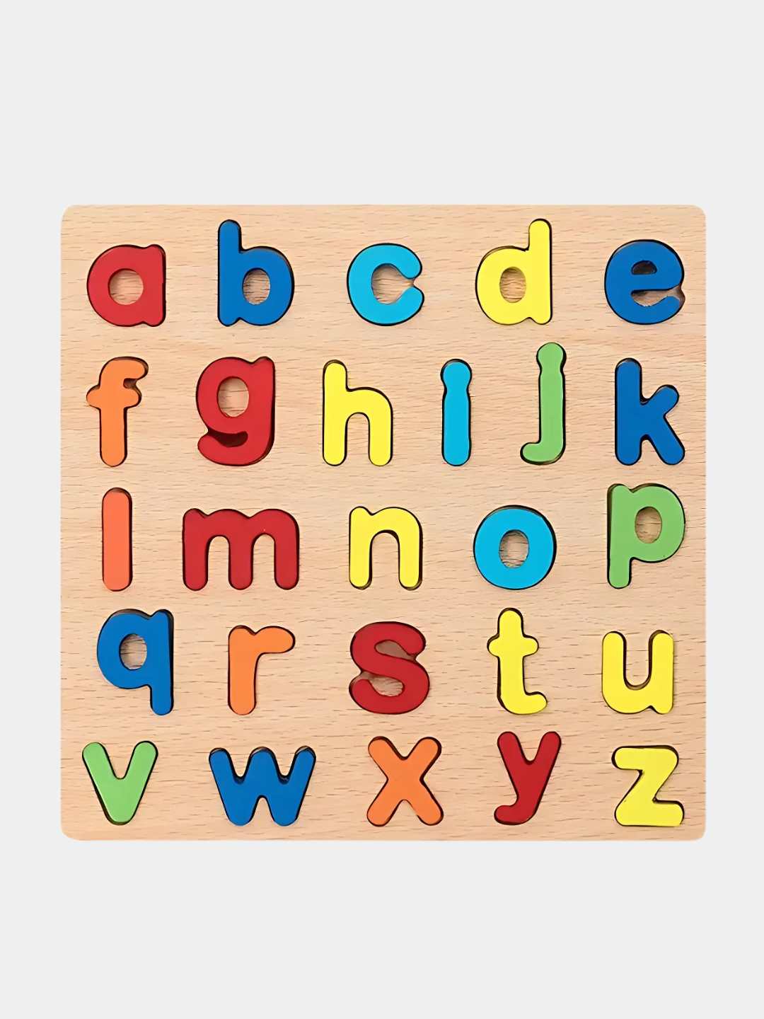 Сортер детский деревянный, головоломка, мозаика, танграм, 3D фигуры — фото 1