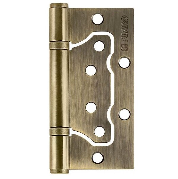 Петля универсальная без врезки 500-2BB 100x25 AB (бронза)