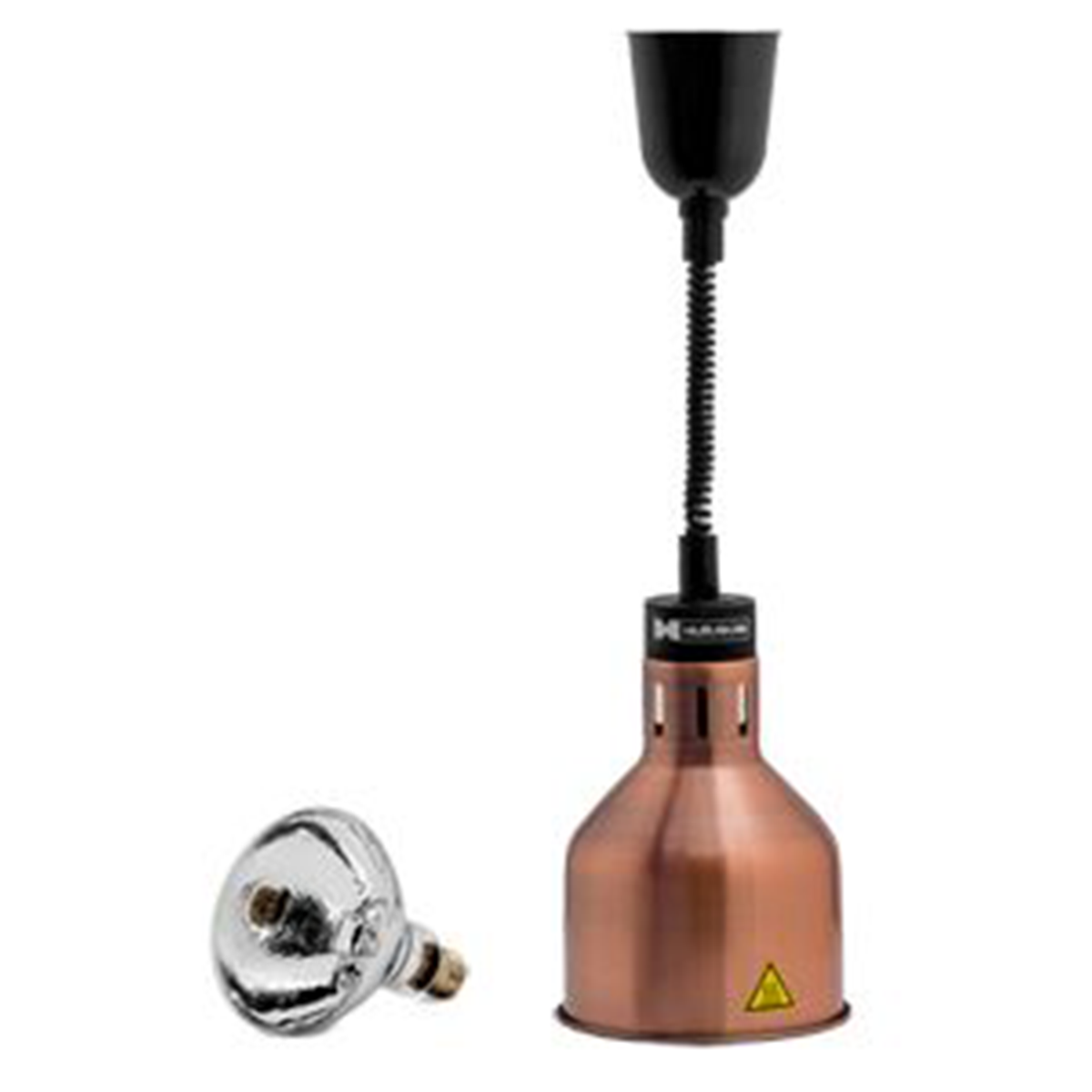 Тепловая лампа инфракрасная Hurakan HKN-DL775 бронзовая подвесная подвес 60-150 см. 0.25 кВт 220В лампа в комплекте