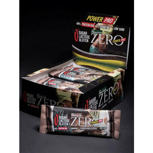 POWER PRO протеиновые батончики ZERO мультибелковые без сахара (50 г) (20 шт)