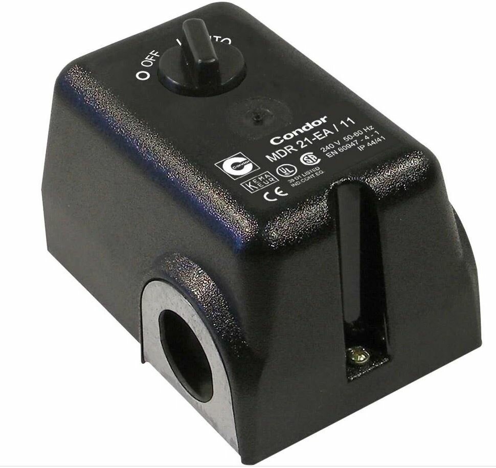 Реле давления Condor MDR 21/6 (1.5 - 6.0 бар G 1/4') с кабельными вводами