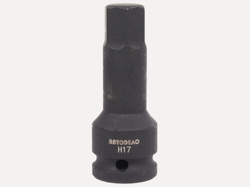 Изображение товара Головка с шестигранником АвтоDело ударная hex 1/2 H17 мм L-78 мм