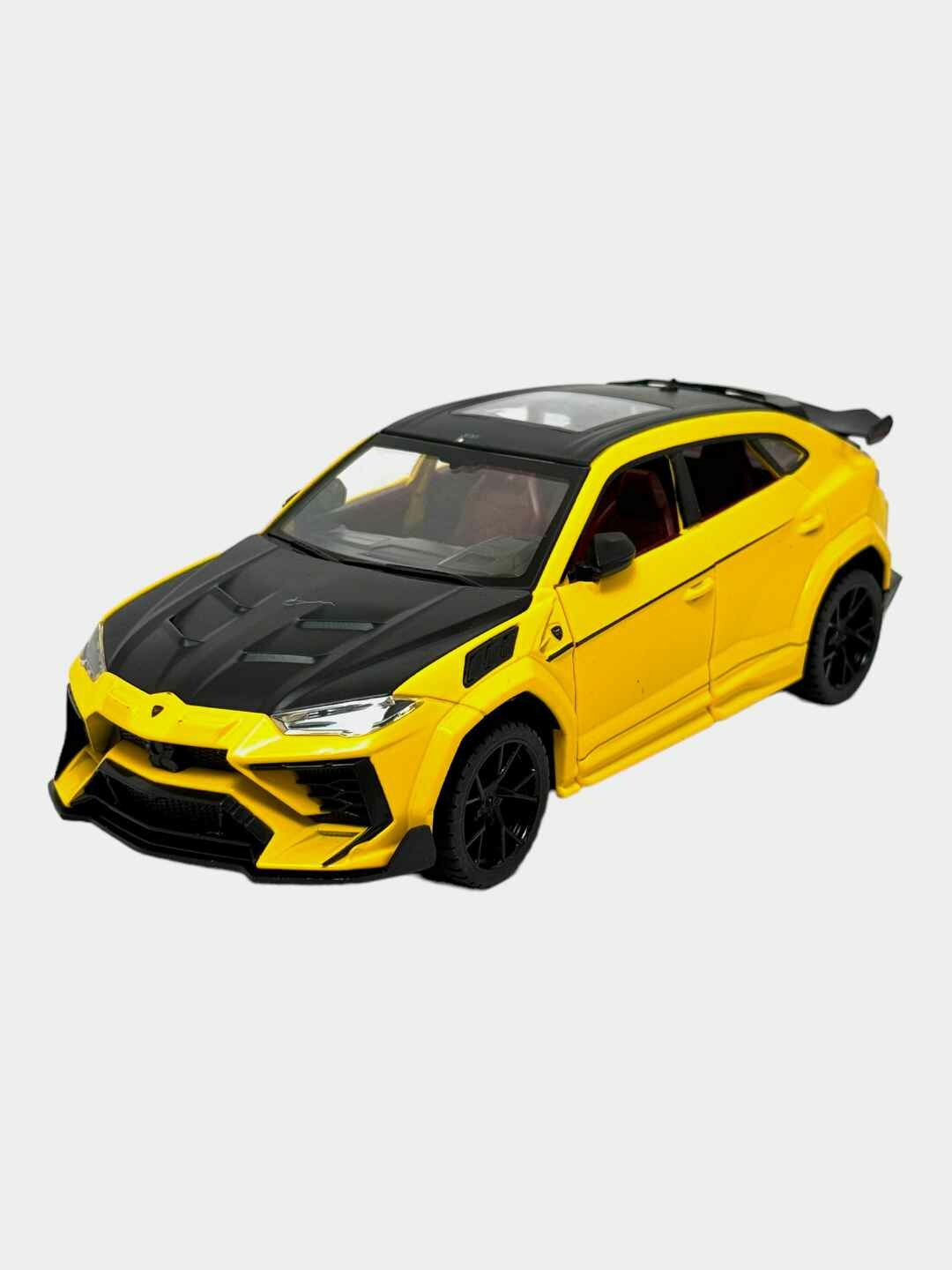 Модель автомобиля Ламборгини Урус Мансори желтый 25 см детский 3+ Код. 25019