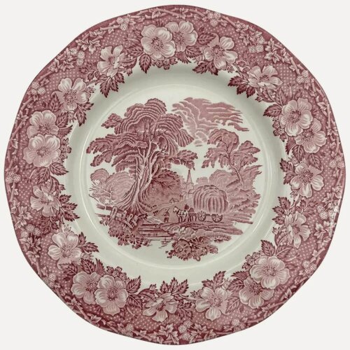 Изображение товара Тарелка "WoodLand", 25 см, 1960-1970 гг, Enoch Wedgwood, Англия
