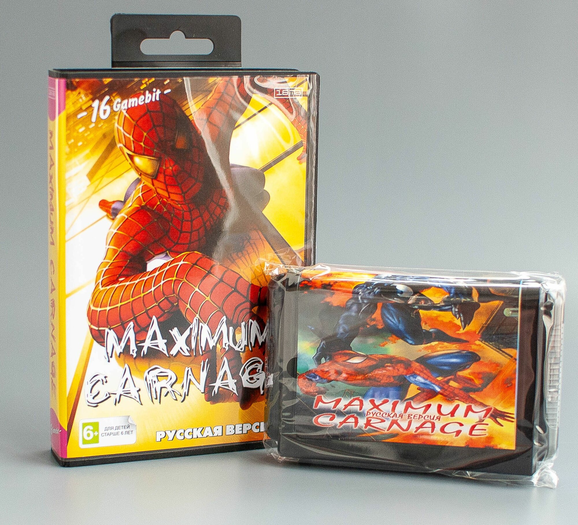 Игра MAXIMUM CARNAGE для SEGA 16bit Русская версия в боксе