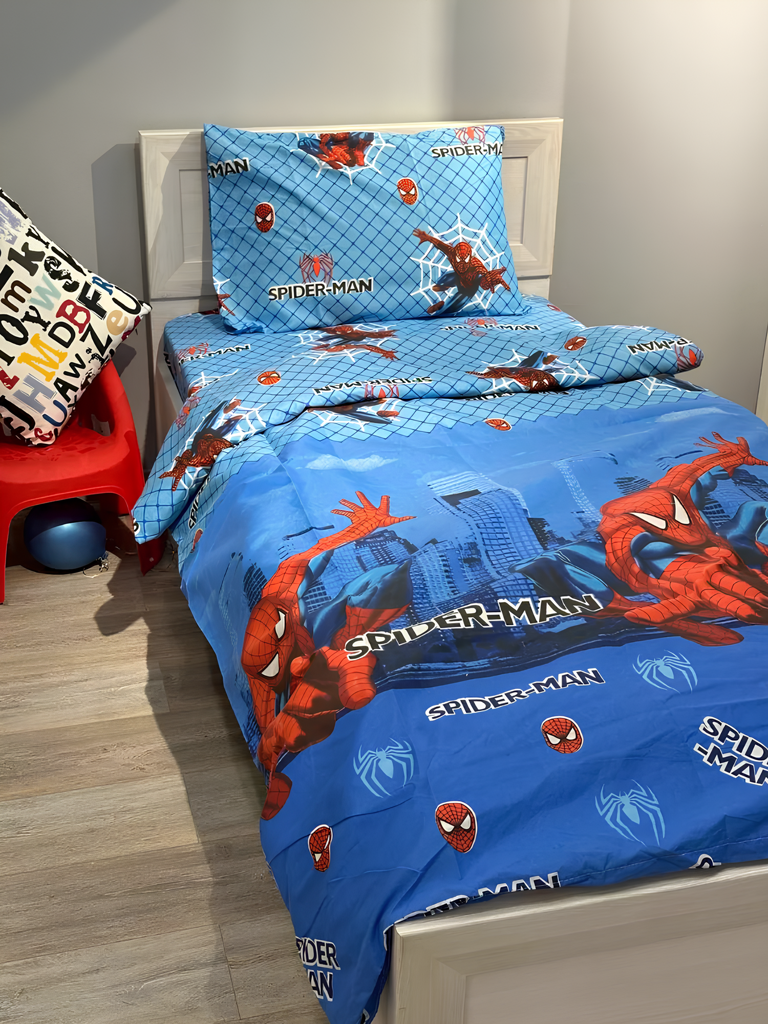 Детское постельное белье, односпальное, эко бамбук, простынь, пододеяльник, наволочка — фото 1