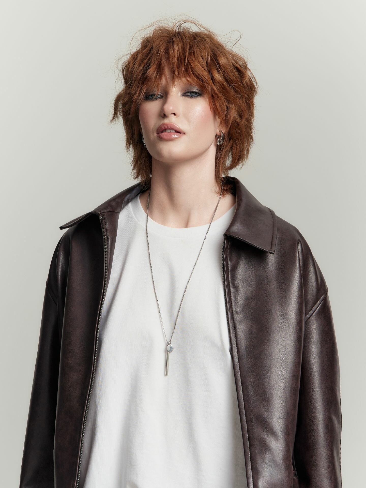 Цепь RESURS, 1 шт., длина 75 см, серый, белый, серебряный — фото 1