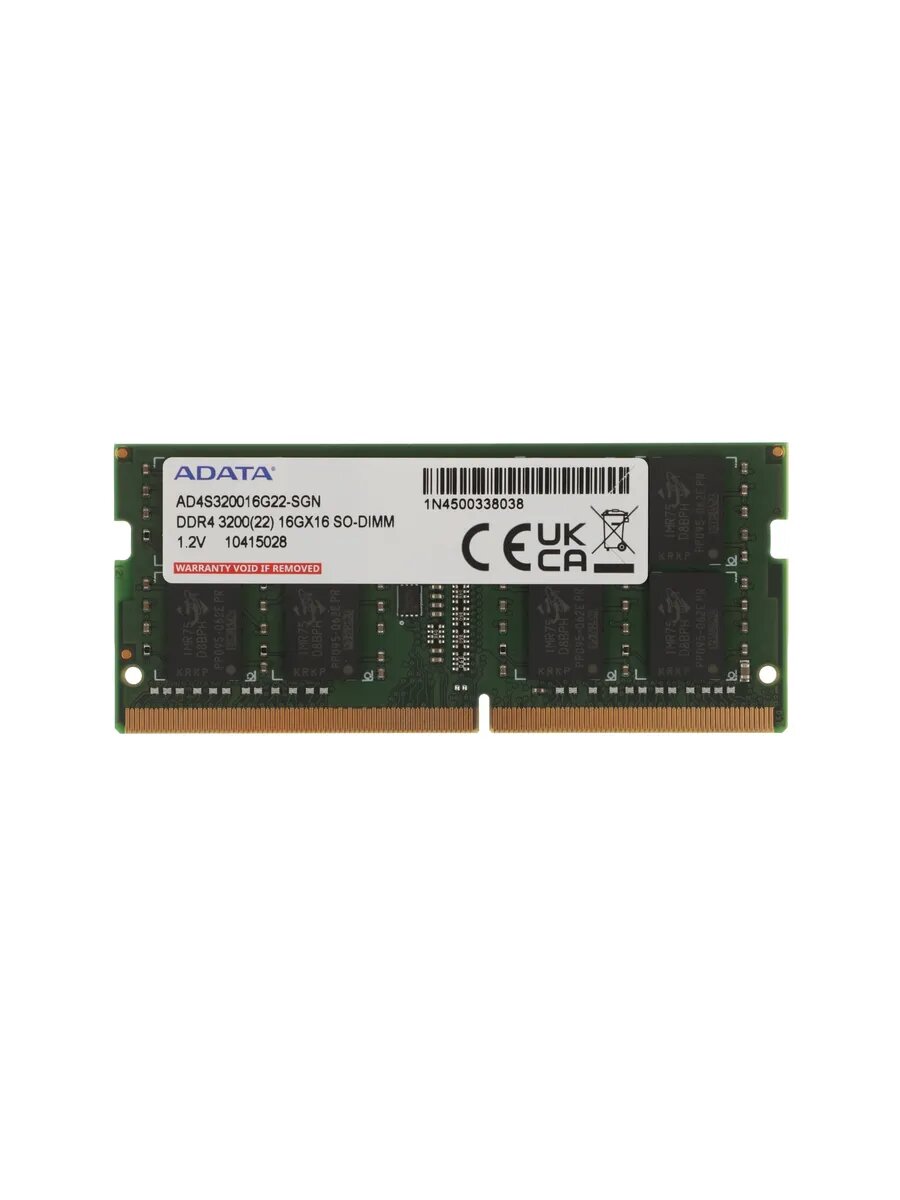 Память DDR4 16Gb 3200MHz AD4S320016G22-SGN