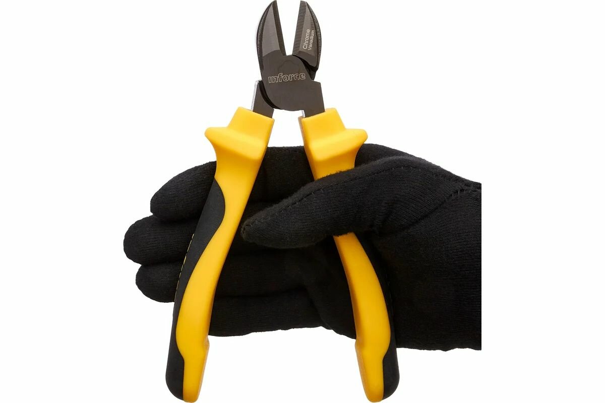 Никелированные бокорезы Inforce 180 мм — фото 1