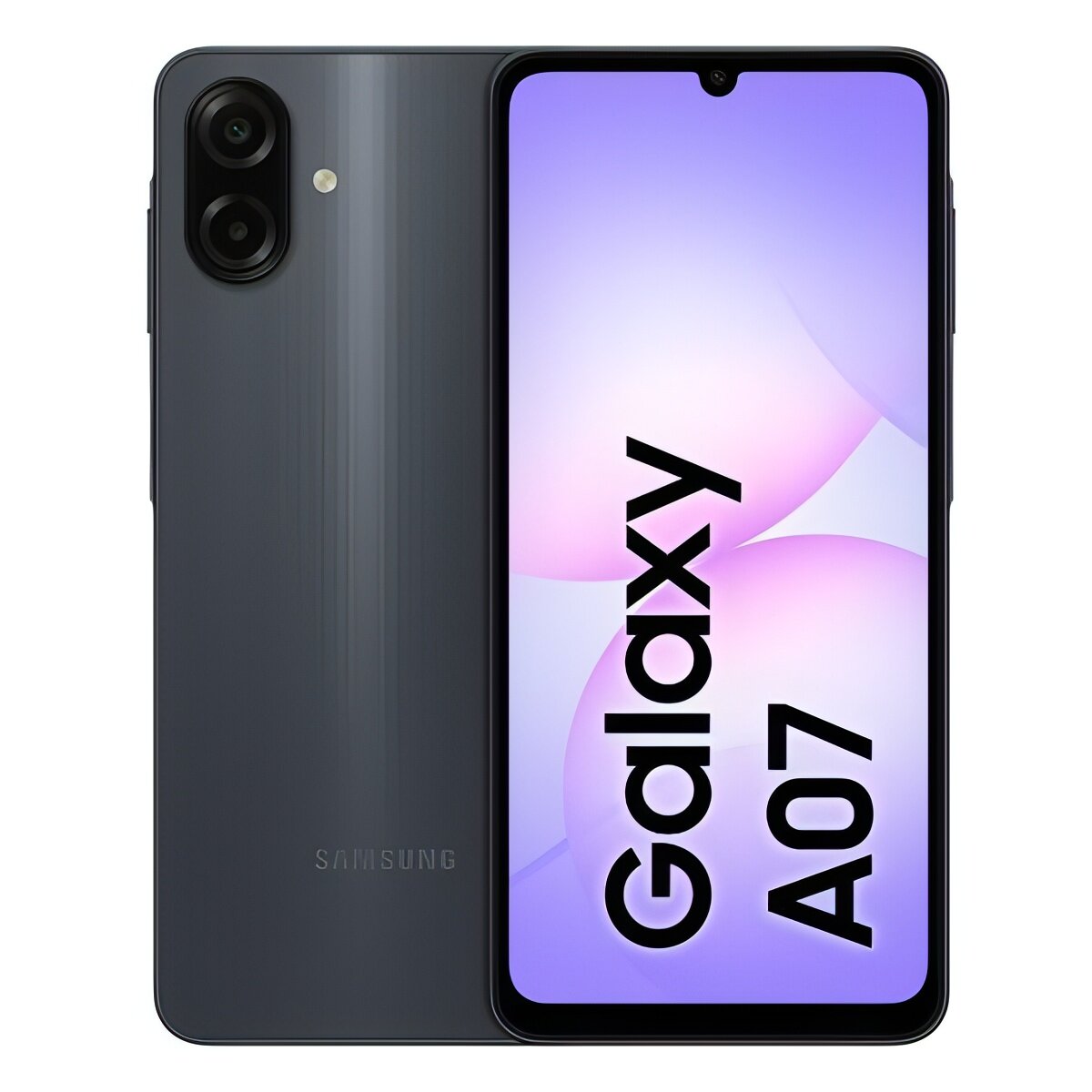 Смартфон Samsung Galaxy A07 LTE 4/128GB Черный — фото 1