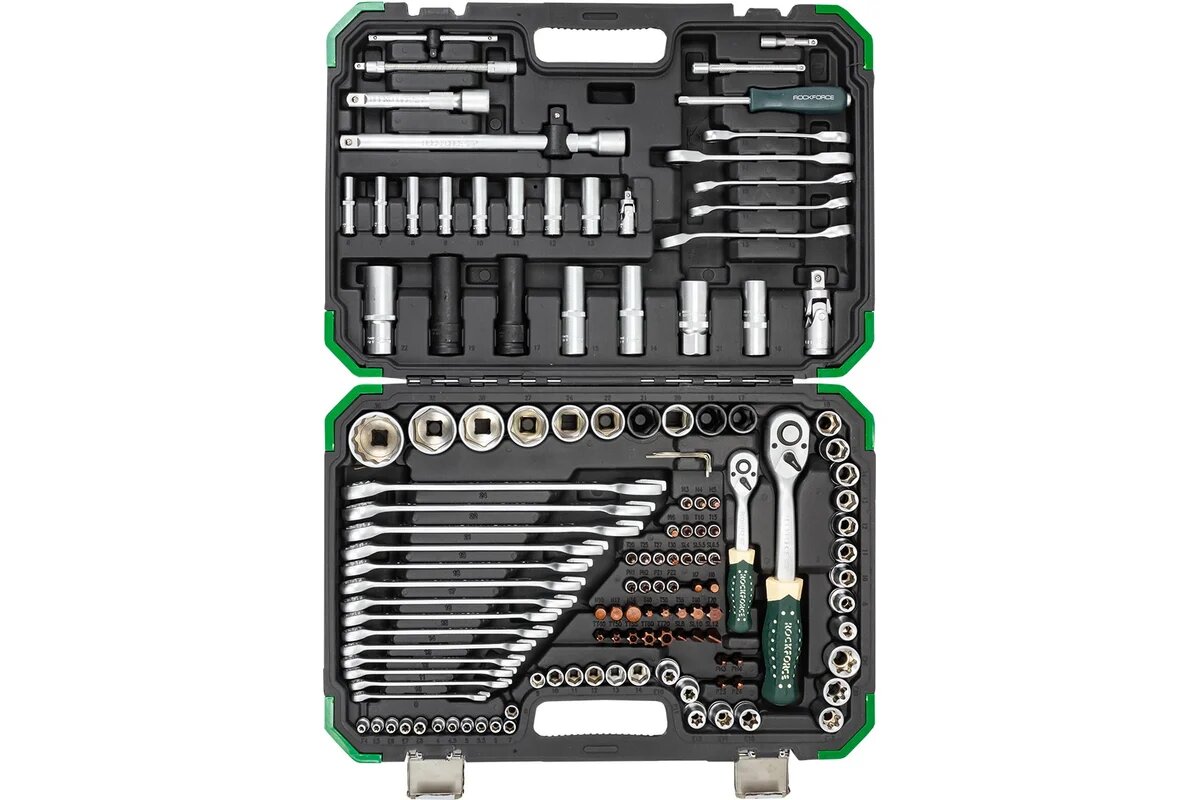 Rockforce Набор инструментов 125+6 предметов 1/4' 1/2' (6гр.) RF-41252-5 Premium(64612)