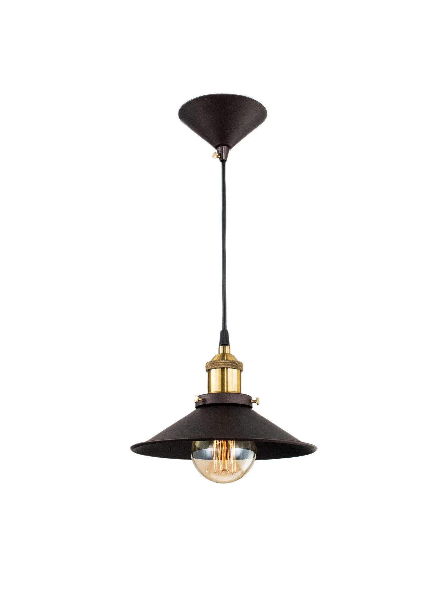 Подвесной светильник Citilux Эдисон CL450101 лофт металл кофейный