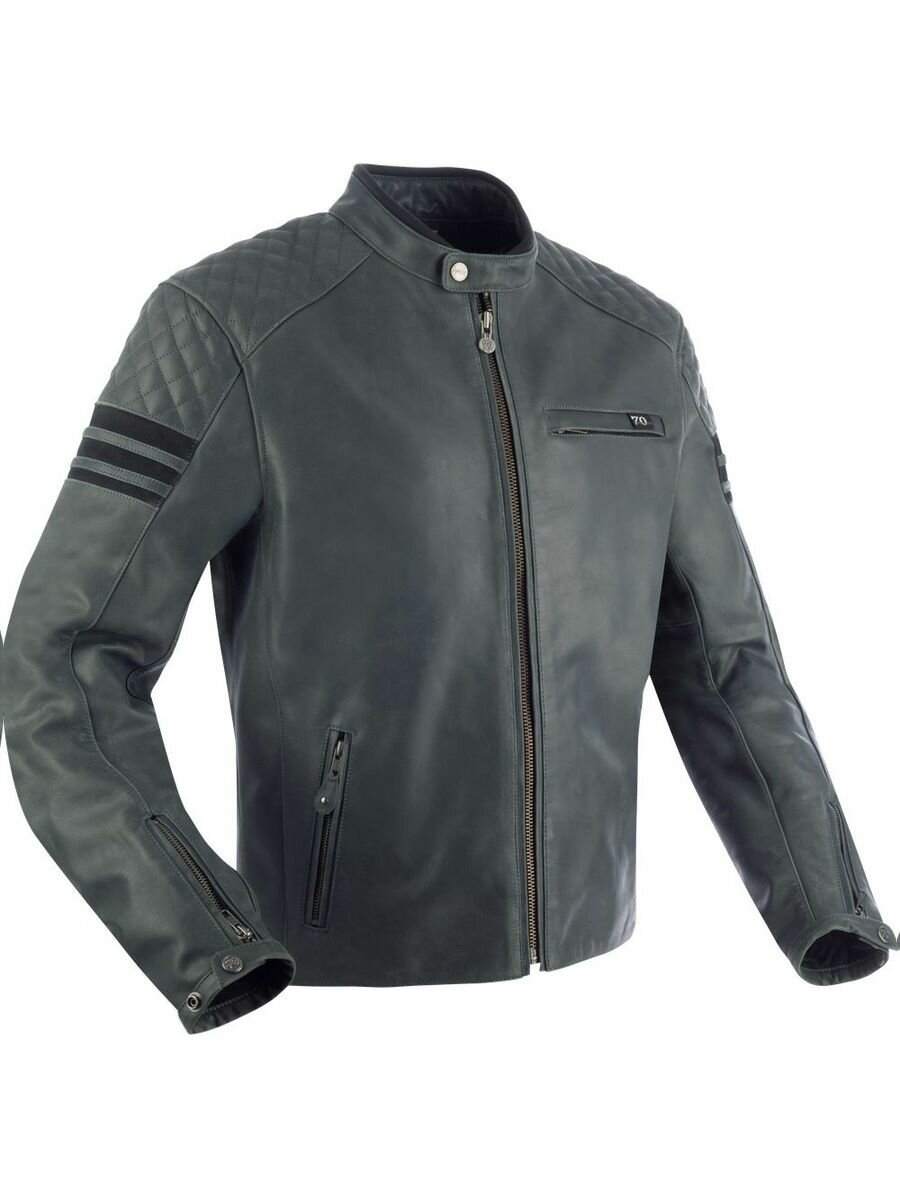 Мотокуртка кожаная Segura TRACK Grey/Black L