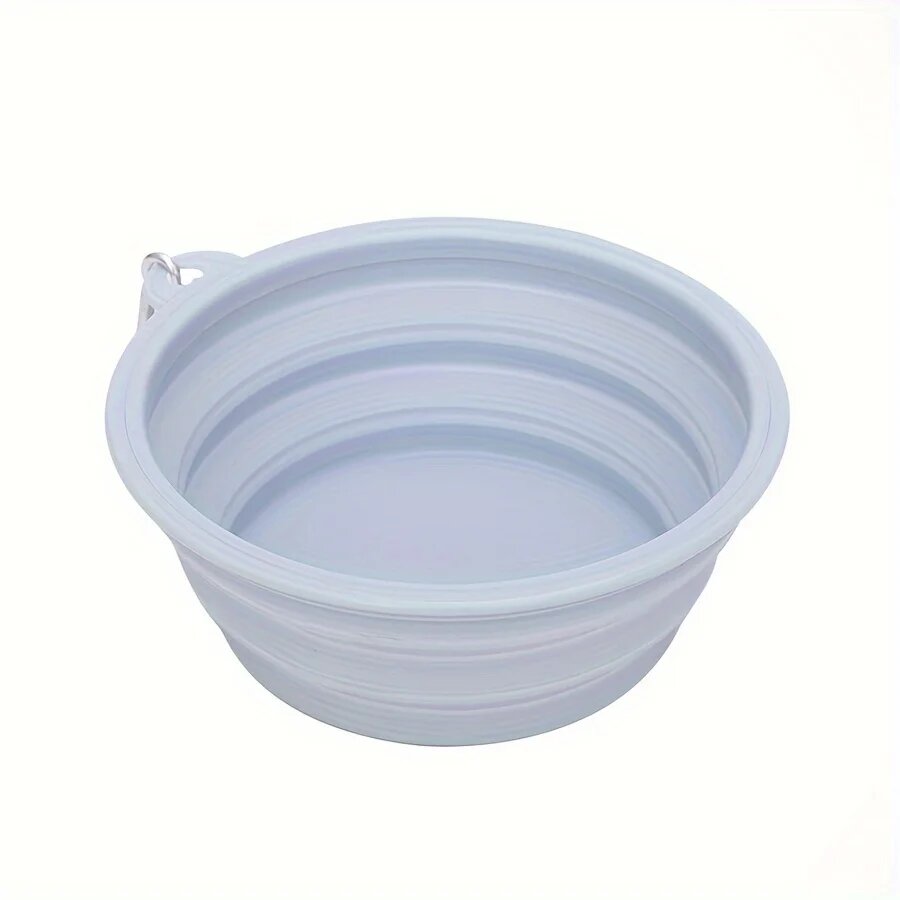 Складная миска для собак Grey Blue