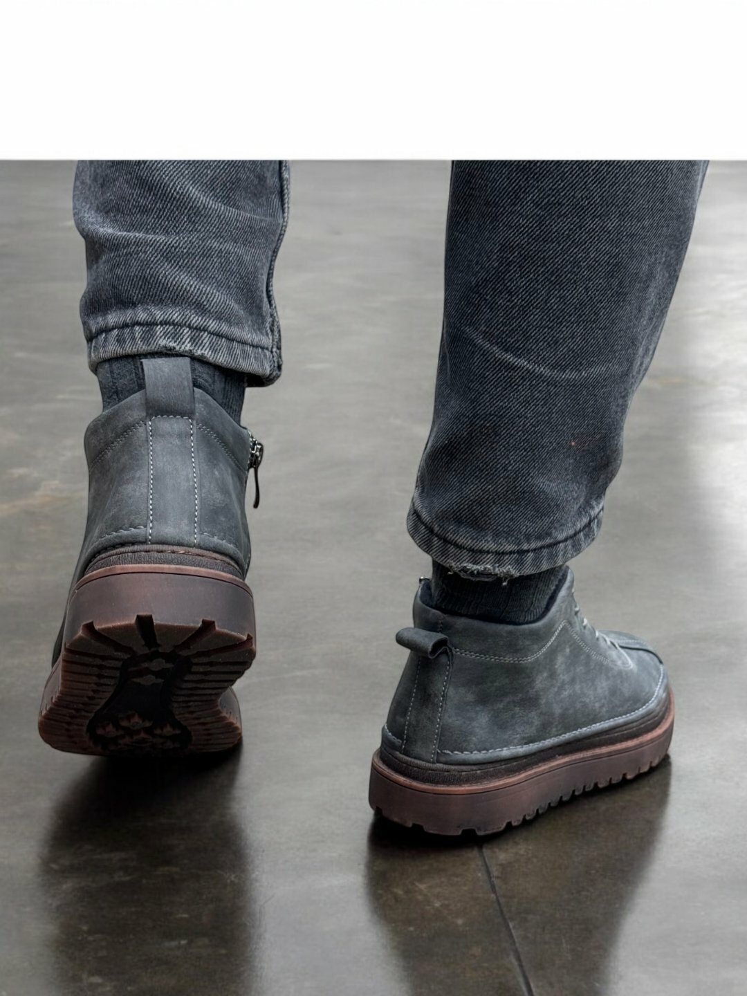 Полусапоги Master Seller Winter Line, полнота 1 (RU)/ на узкую стопу, размер 39 40 41 42 42 44, хром — фото 1