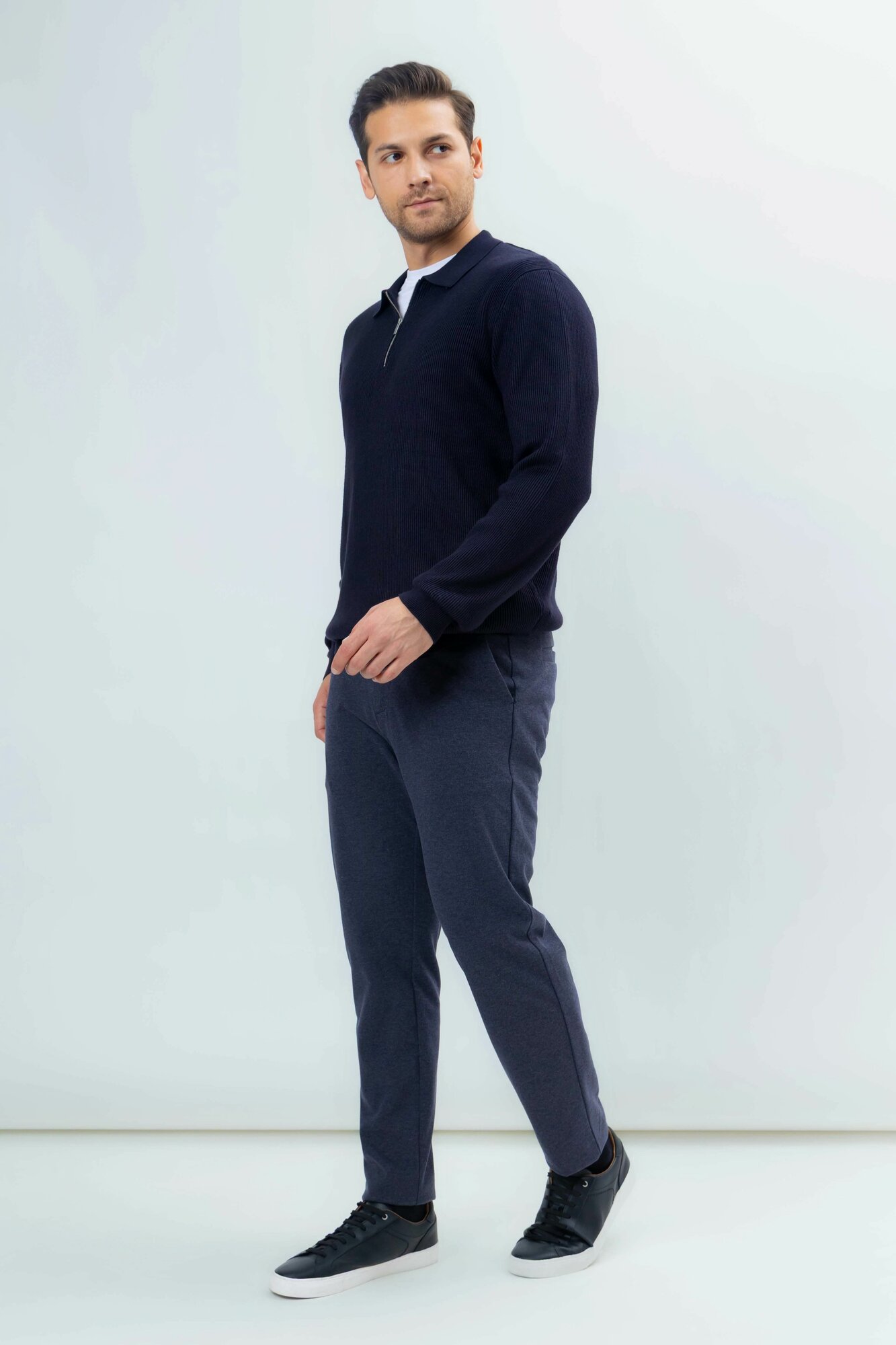 Брюки классические TERRA PRO, размер 31, navy — фото 1