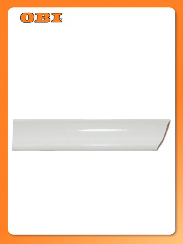 Керамический уголок Ш02000 белый 20х55 см 1 шт