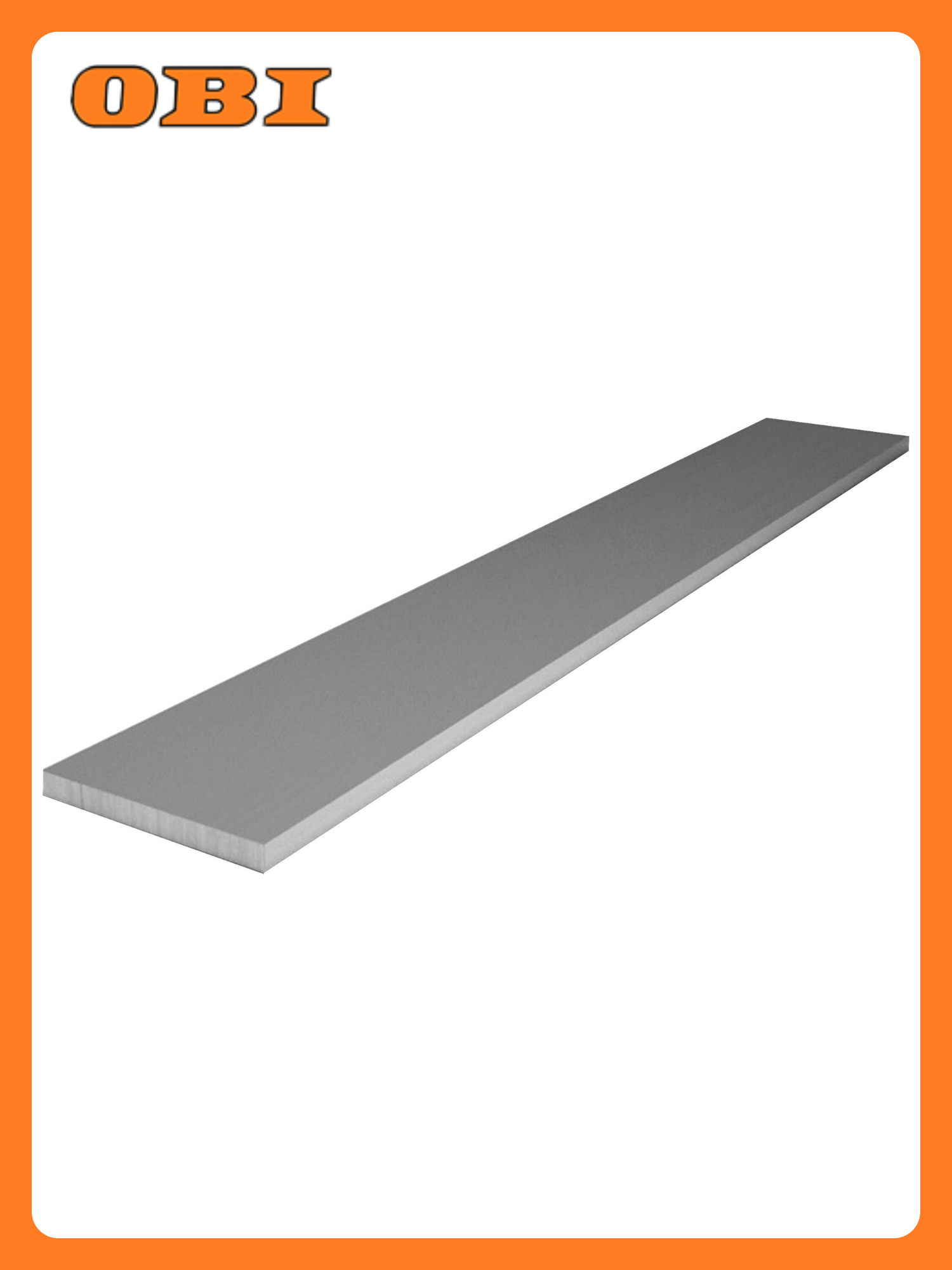 Полоса опорная лука алюминиевая 1000х20х2 мм